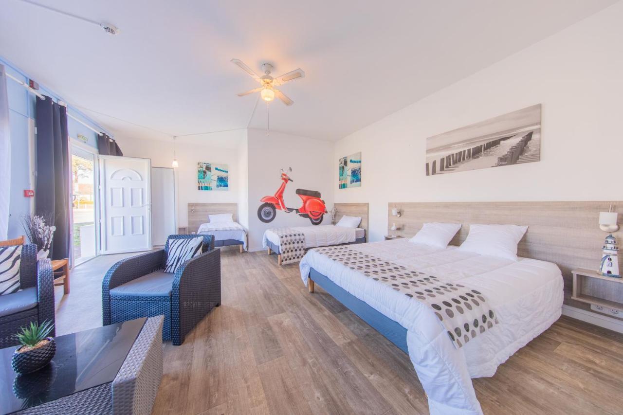 Hotel Land'Azur Mimizan-Plage Bagian luar foto