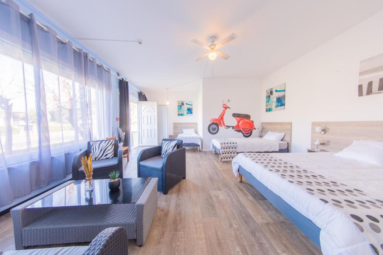 Hotel Land'Azur Mimizan-Plage Bagian luar foto